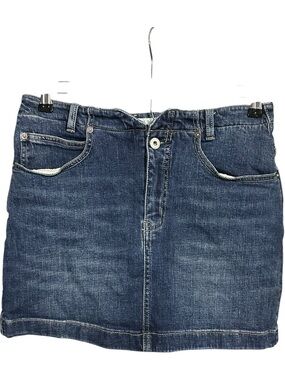 We The Free The Denim Mini Skirt Blue Size 29